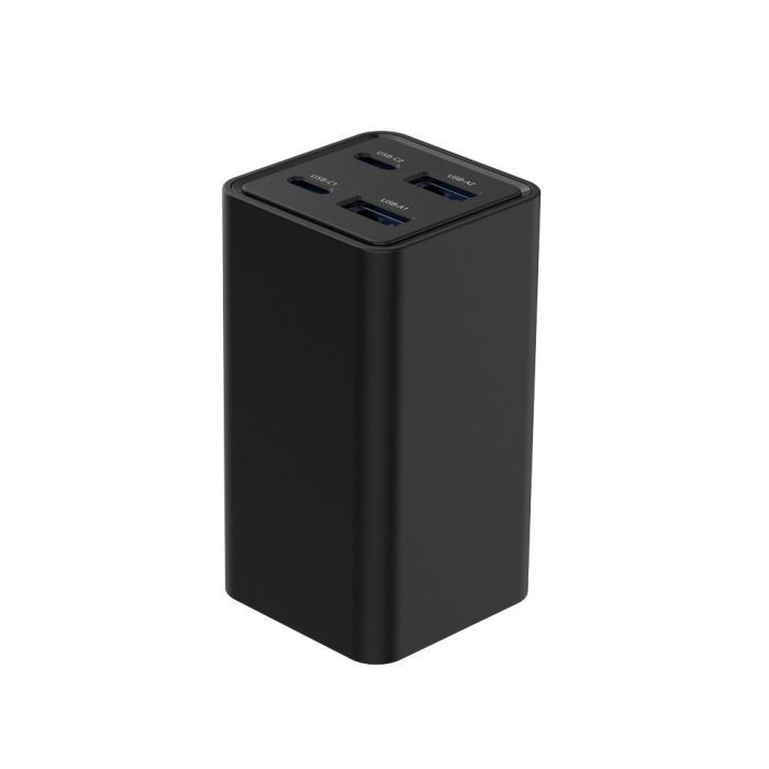 Зарядний пристрій Gembird 2xUSB-C PD65W + 2xUSB QC3.0 30W black (TA-UC-2A2C-PD65-01-BK) зображення 3