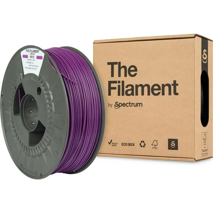 Пластик для 3D-принтера The Filament PETG 1.75mm 1kg PURPLE, PLASMA (TF-24026) зображення 3