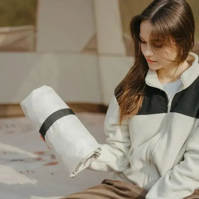 Матрац надувний Naturehike CNK2450WS034, 198х68х9.5 см, коричневий, із мішком для надування (6927595798881) зображення 4