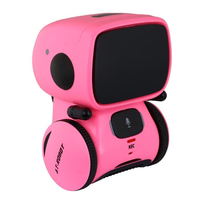 Интерактивная игрушка AT-Robot робот с голосовым управлением розовый, украинский (AT001-04-UKR) изображение 2