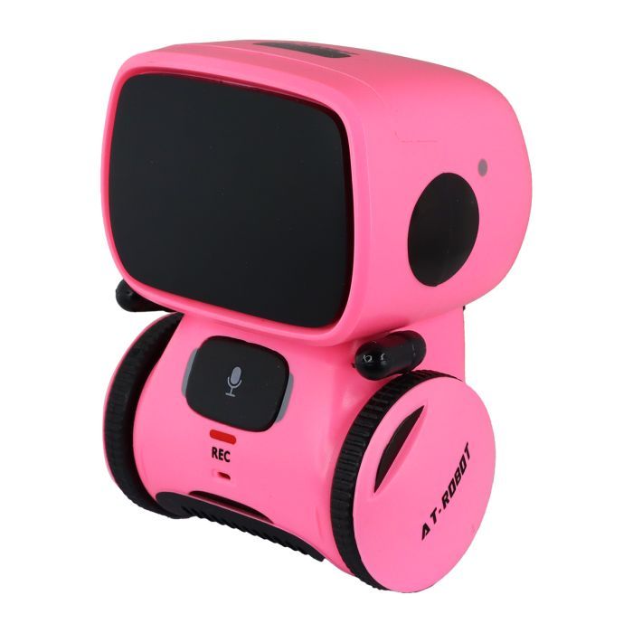Интерактивная игрушка AT-Robot робот с голосовым управлением розовый, украинский (AT001-04-UKR) изображение 3
