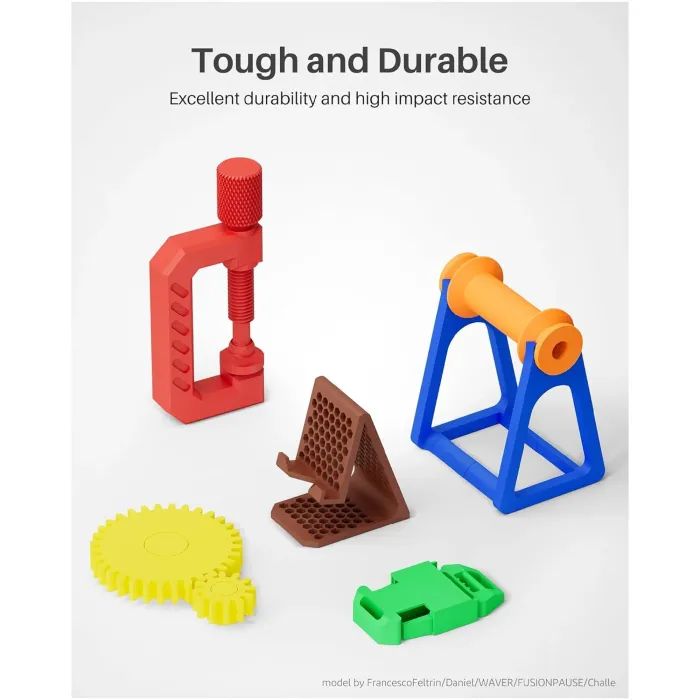 Пластик для 3D-принтера ELEGOO PETG 4x3кг, 1.75мм, white (50.203.0630) зображення 3