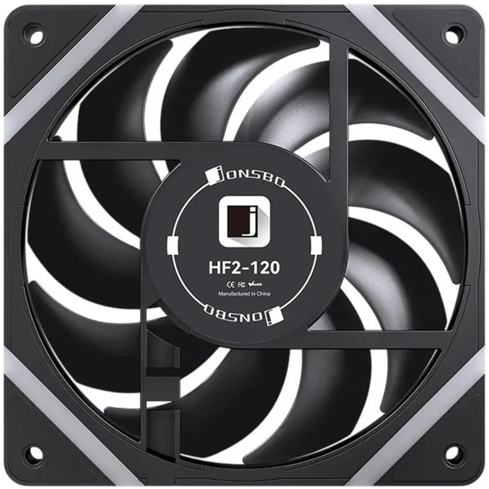 Кулер для корпуса JONSBO HF2-120BR ARGB Black изображение 7