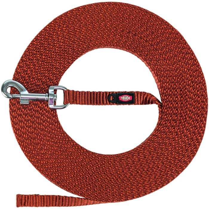Поводок для собак Trixie Tracking lead экстралегкий XS-S 10 м 10 мм рыжий (4053032674479)
