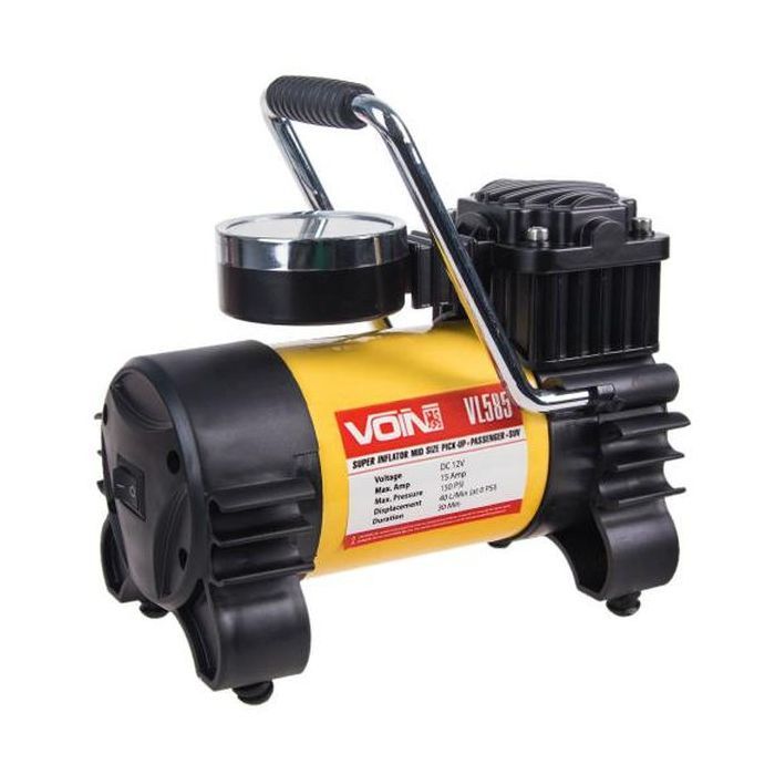 Автомобільний компресор VOIN VL-585 150psi/15A/40л (VL-585) зображення 2