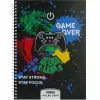 Блокнот Maxi А5, пластикова обкладинка, спіраль, 60 арк., клітинка (MX21213-03)
