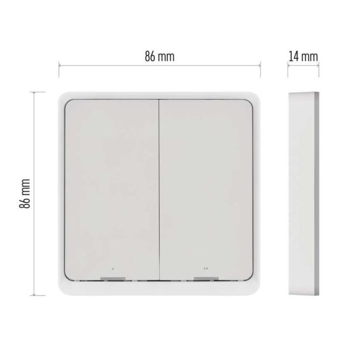 Розумний вимикач EMOS H5012 2 buttons ZigBee 3.0 (H5012) зображення 8