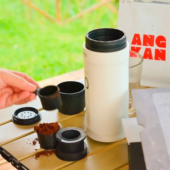 Кофеварка кемпинговая Outin Nano Espresso Machine OTEM-01 Pearl White (OTEM-01-PW) изображение 12