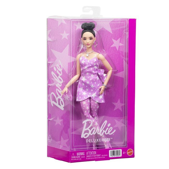 Кукла Barbie Deluxe Style Звездный тотал-лук в барбикоре (JJN71) изображение 6