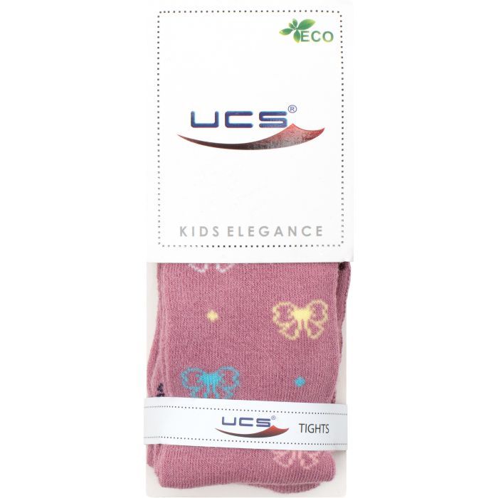Колготки детские UCS Socks с бантиками (M0C0301-2427-98G-pink)