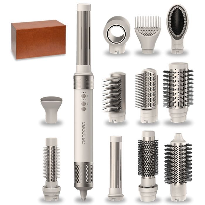 Стайлер Cecotec Bamba CeramicCare 12in1 AirGlam Champagne (CCTC-00249)