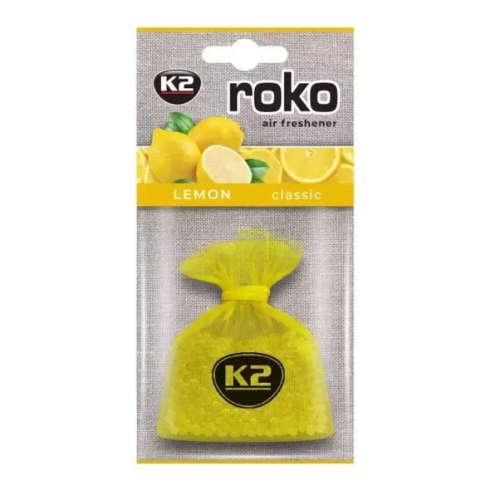 Ароматизатор для автомобіля K2 ROKO Lemon 20г (V825)