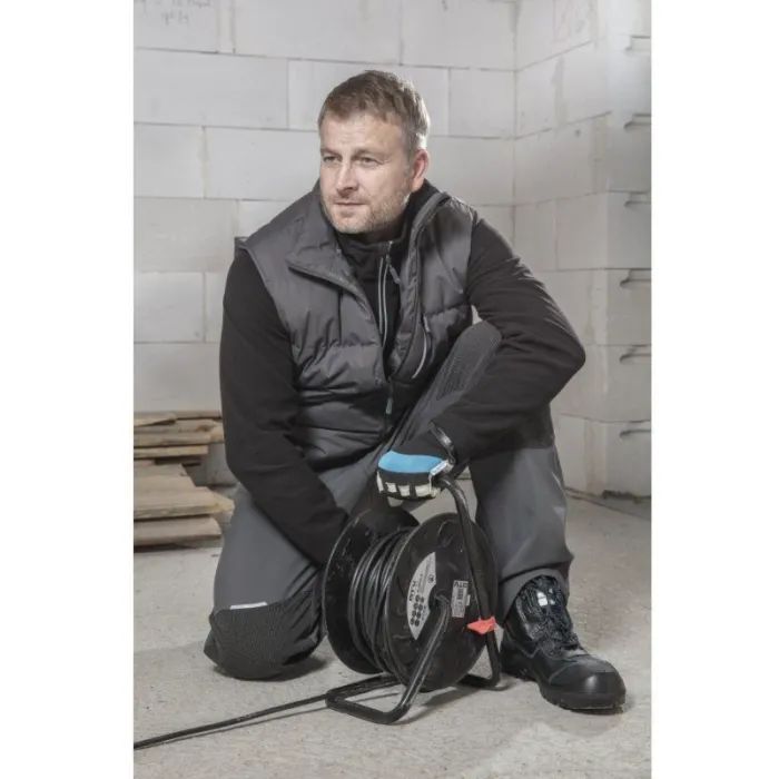 Жилет рабочий Hoegert WIED HT5K243-L утепленный RipStop 100% полиэстер графит, L (52) (HT5K243-L) изображение 5
