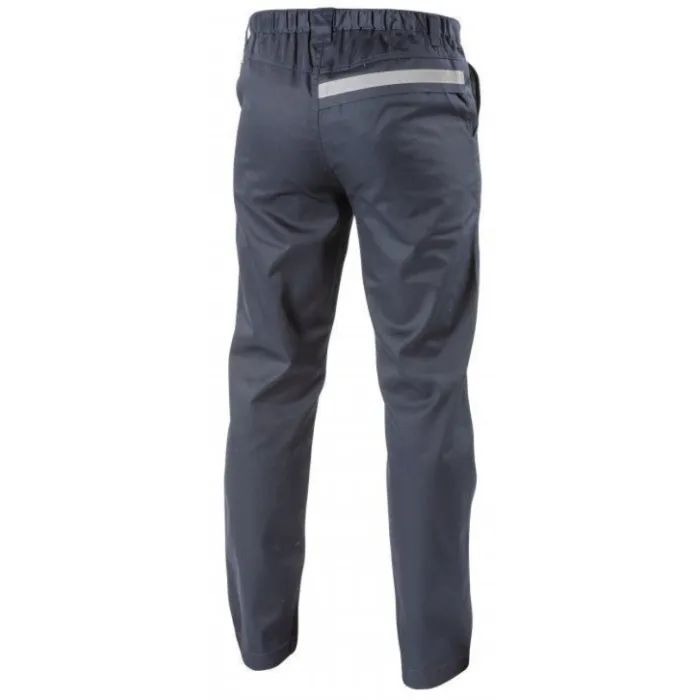 Штани робочі Hoegert FABIAN HT5K306-3XL 65% поліестер/35% бавовна темно-сині, 3XL (58) (HT5K306-3XL) зображення 2