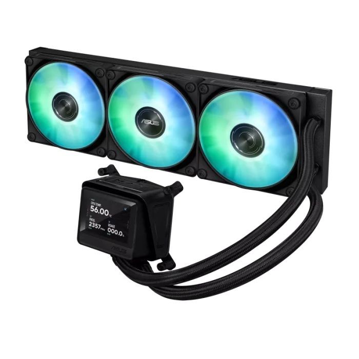 Система рідинного охолодження ASUS Max Gaming LC 360 ARGB LCD Black (90RC01G1-B0EAY0) зображення 2