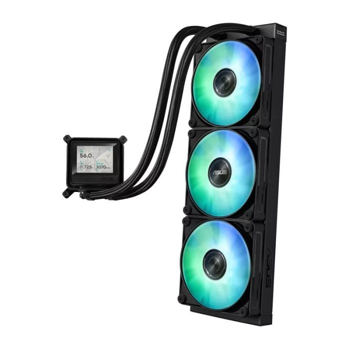 Система рідинного охолодження ASUS Max Gaming LC 360 ARGB LCD Black (90RC01G1-B0EAY0) зображення 4