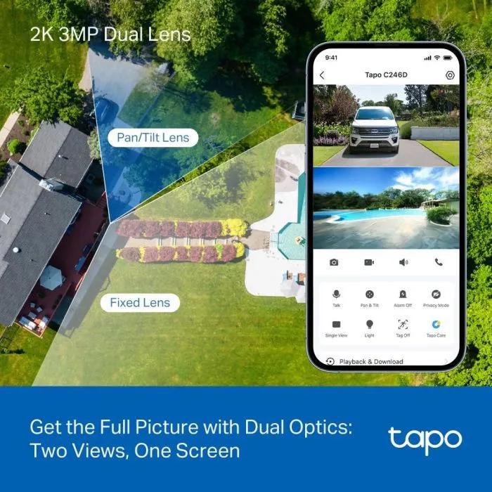 Камера видеонаблюдения TP-Link TAPO-C246D изображение 5