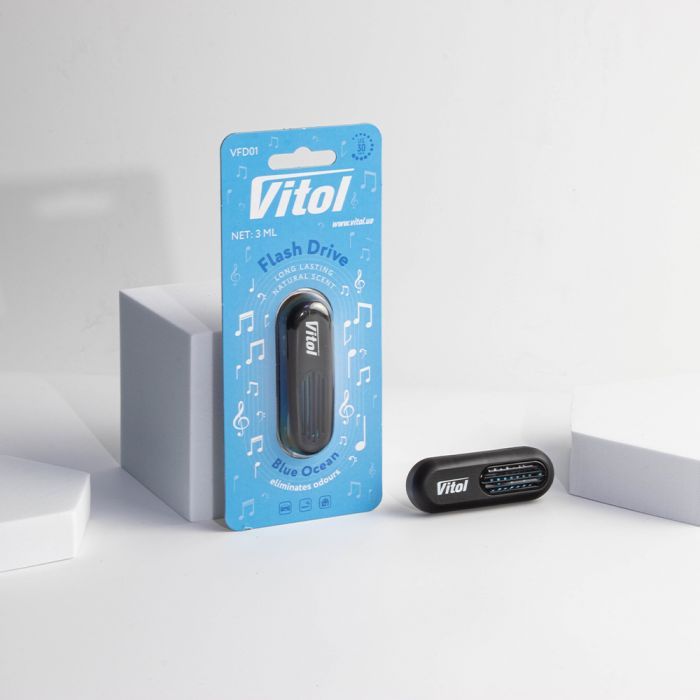 Ароматизатор для автомобиля VITOL Flash Drive Blue Ocean (VFD01) изображение 2