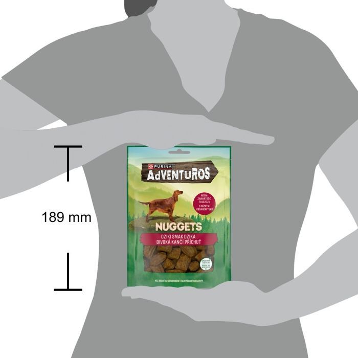 Лакомство для собак Purina AdVENTuROS Кусочки со вкусом дикого кабана 90 г (7613035516458) изображение 4