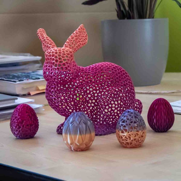 Пластик для 3D-принтера AzureFilm PLA SILK 1,75mm 1kg Rainbow Candy (FL171-3461) зображення 4