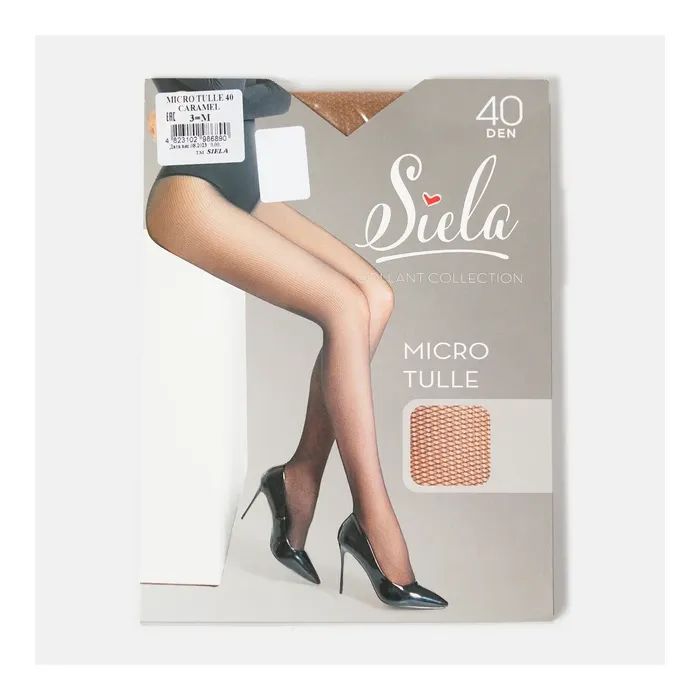 Колготи Siela Collant Micro Tulle 40 Den Caramel - 2 (4823102986883) зображення 3