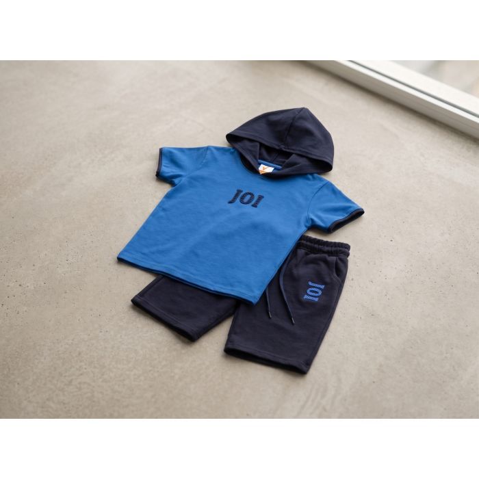 Набор детской одежды Joi с капюшоном (T-606-116B-blue) изображение 8