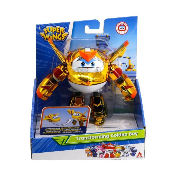Фигурка Super Wings трансформер Золотой Мальчик (Golden Boy) (EU750231) изображение 3