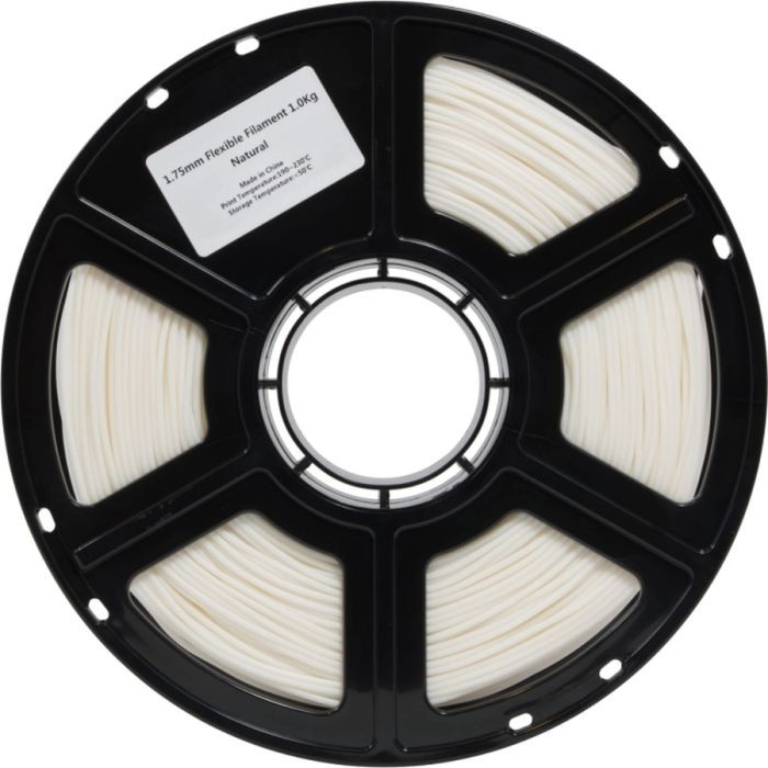 Пластик для 3D-принтера Flashforge FLEXIBLE 85A 1,75mm 1kg Natural (FLT1) зображення 2