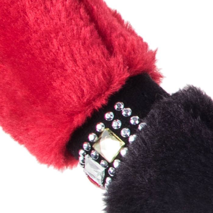 Чохол на руль VITOL M чорн./черв. (VLOD-F93 BK/RD M) зображення 2