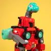 Конструктор Otamanko Машинка-конструктор Трансформер Динозавр 5 в 1 Красный/голубой (OTA-132TS) изображение 9