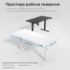Комп'ютерний стіл Anda Seat Xtreme White (AD-D-DD1-1400-07-W) зображення 12