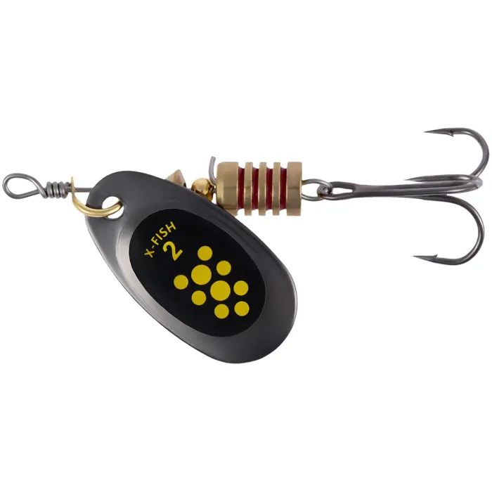 Блесна X-Fish Dark Side 4g 2 Nikel black orange (1917.07.28)