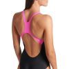 Купальник Arena Graphic Swimsuit Swim Pro Back 009024-590 чорний, рожевий 42 (3468337554066) изображение 4