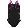 Купальник Arena Graphic Swimsuit Swim Pro Back 009024-590 чорний, рожевий 42 (3468337554066) изображение 6