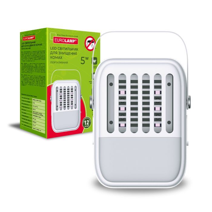 Инсектицидная лампа Eurolamp Аккумуляторная 5W IP20 1200mAh (MK-5W(LIGHT)B) (4262380667051) изображение 2