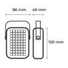 Инсектицидная лампа Eurolamp Аккумуляторная 5W IP20 1200mAh (MK-5W(LIGHT)B) (4262380667051) изображение 3