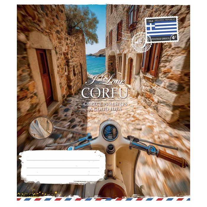 Зошит Школярик I love Paris 48 аркушів клітинка (048-3615K) зображення 4