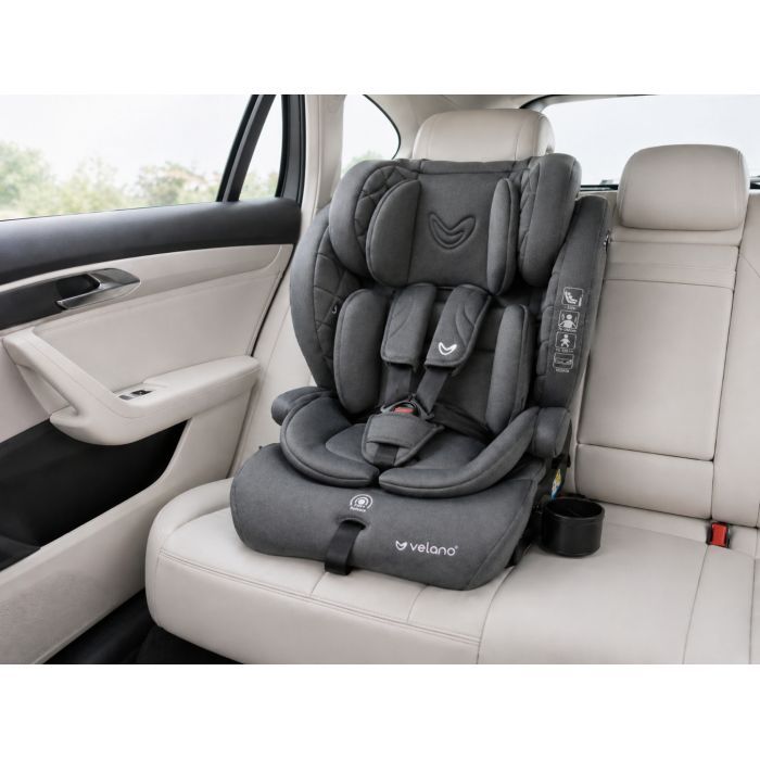 Автокресло Velano Flexo i-Size 76150 см, ISOFIX + Top Tether/ремінь, black (48413) изображение 4