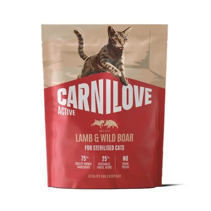 Сухой корм для кошек Carnilove Active Lamb & Wild Boar Sterilised 400 г (8595602581429)