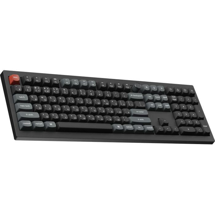 Клавіатура Keychron V6 Ultra Keychron Red Switch RGB UA Black (V6U-D1-UA) зображення 3