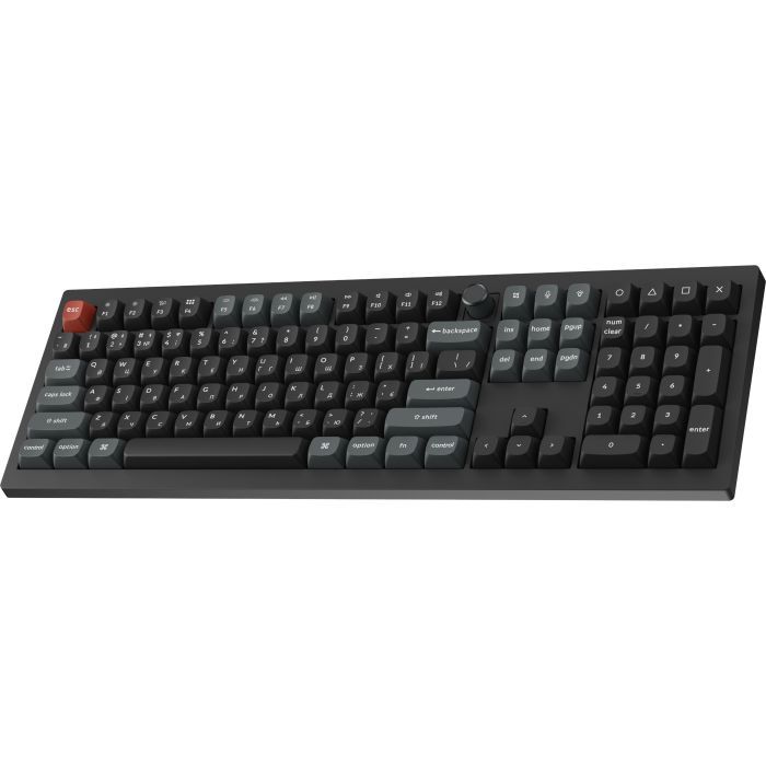 Клавіатура Keychron V6 Ultra Keychron Red Switch RGB UA Black (V6U-D1-UA) зображення 4