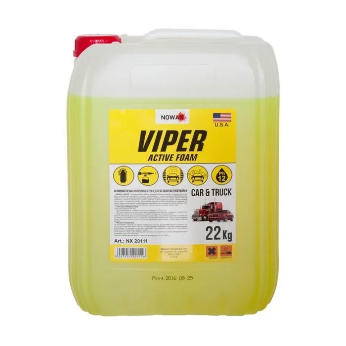 Автошампунь NOWAX Viper Active Foam +Каністра 20л (NX20111)