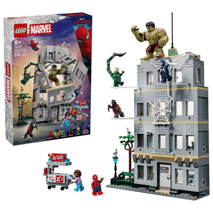 Конструктор LEGO Marvel Эпическая схватка Человека-паука против Халка (76350) изображение 2