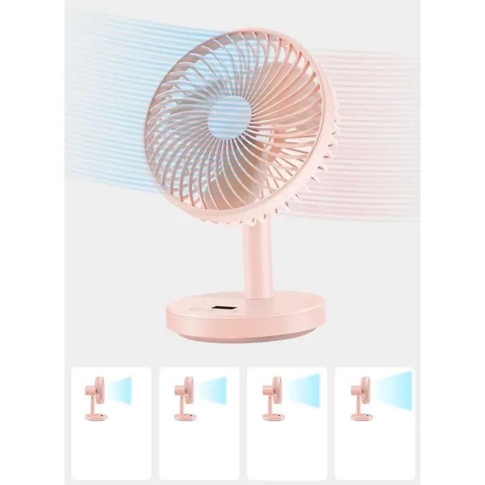 Вентилятор Jisulife Desktop small fan 01 Pink зображення 4