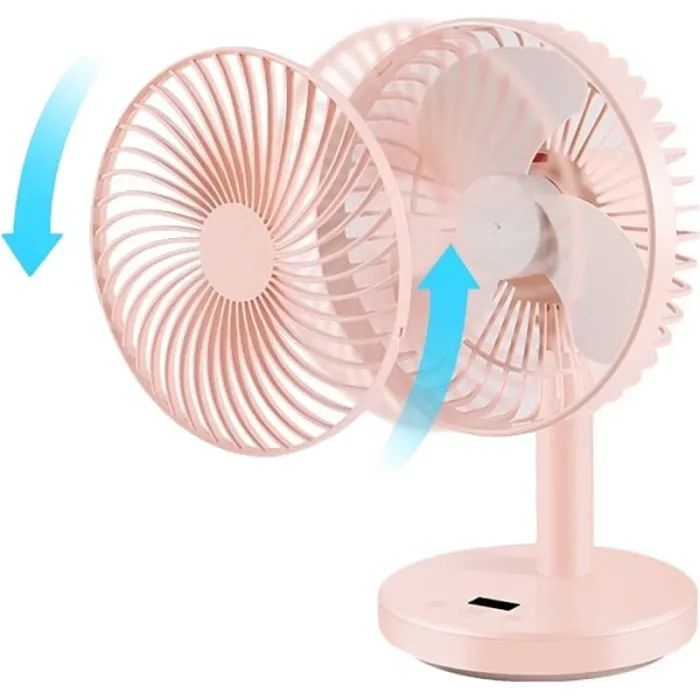 Вентилятор Jisulife Desktop small fan 01 Pink зображення 6
