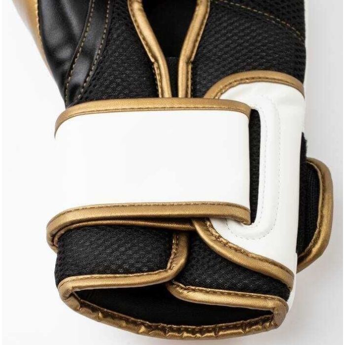 Боксерские перчатки Everlast PowerLock Boxing Training Gloves P00003048 білий, золотий 10 унцій (009283620103) изображение 5