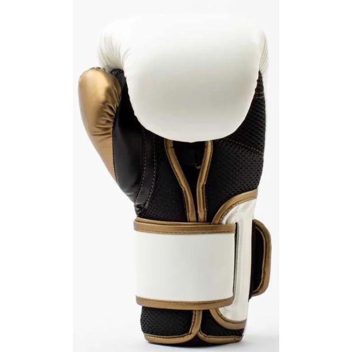 Боксерские перчатки Everlast PowerLock Boxing Training Gloves P00003048 білий, золотий 10 унцій (009283620103) изображение 6