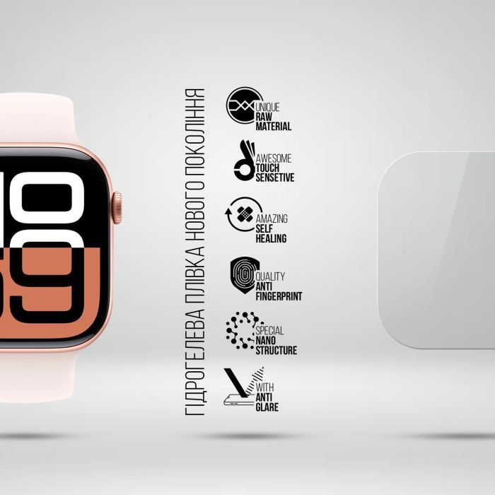 Плівка захисна Armorstandart Matte hydrogel Apple Watch 10 46mm 6 pcs (ARM91990) зображення 2