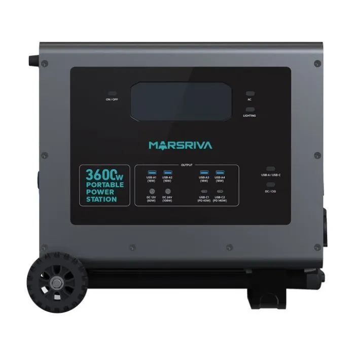 Зарядна станція Marsriva MP36 3600W 3686.4Wh (MP36_MARSRIVA)