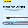 Дата кабель USB-C to USB-C 1.2m 100W black Baseus (P10355702111-00) изображение 9